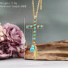 Wholesale Jewelry Bohemian Geometric Alloy Metal Plating Pendant Necklace