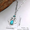 Wholesale Jewelry Bohemian Geometric Alloy Metal Plating Pendant Necklace