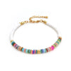 Bohemian Geometric Beaded Shell Copper Beaded 18K Gold Plated Women'S Bracelets