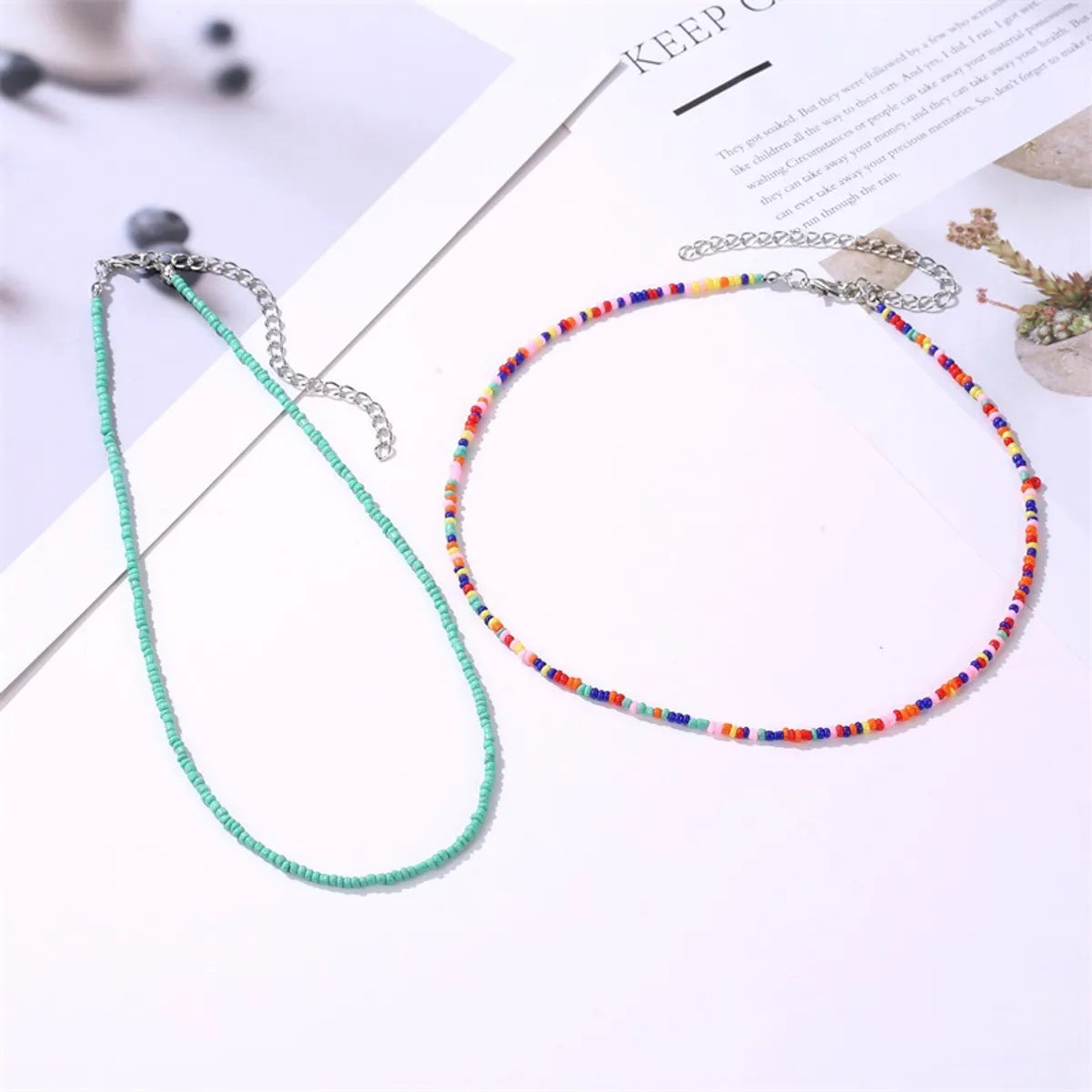 Bohemian Geometric Beaded Women's Choker 1 Piece