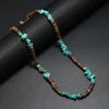 Bohemian Geometric Coconut Shell Glass Gravel Beaded Men'S Necklace