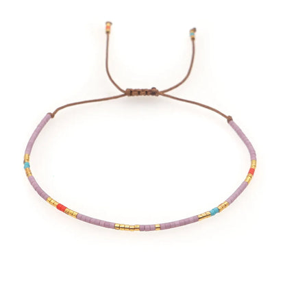 Bohemian Geometric Glass Bracelets