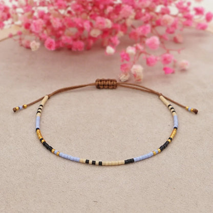 Bohemian Geometric Glass Bracelets