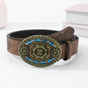 Bohemian Geometric Pu Leather Alloy Unisex Leather Belts