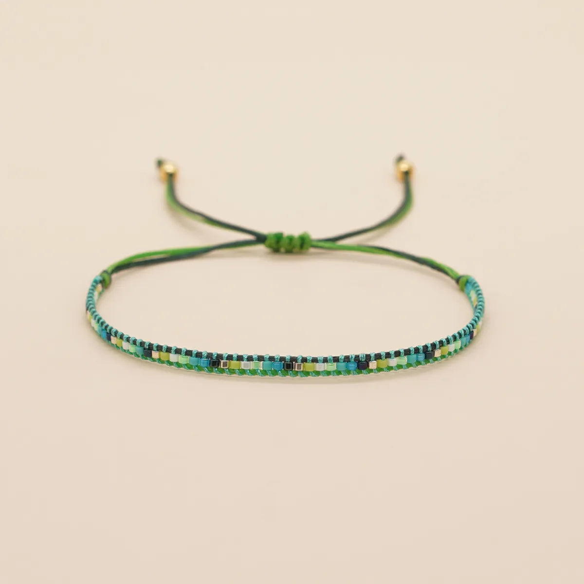 Bohemian Geometric Seed Bead Knitting Women'S Bracelets