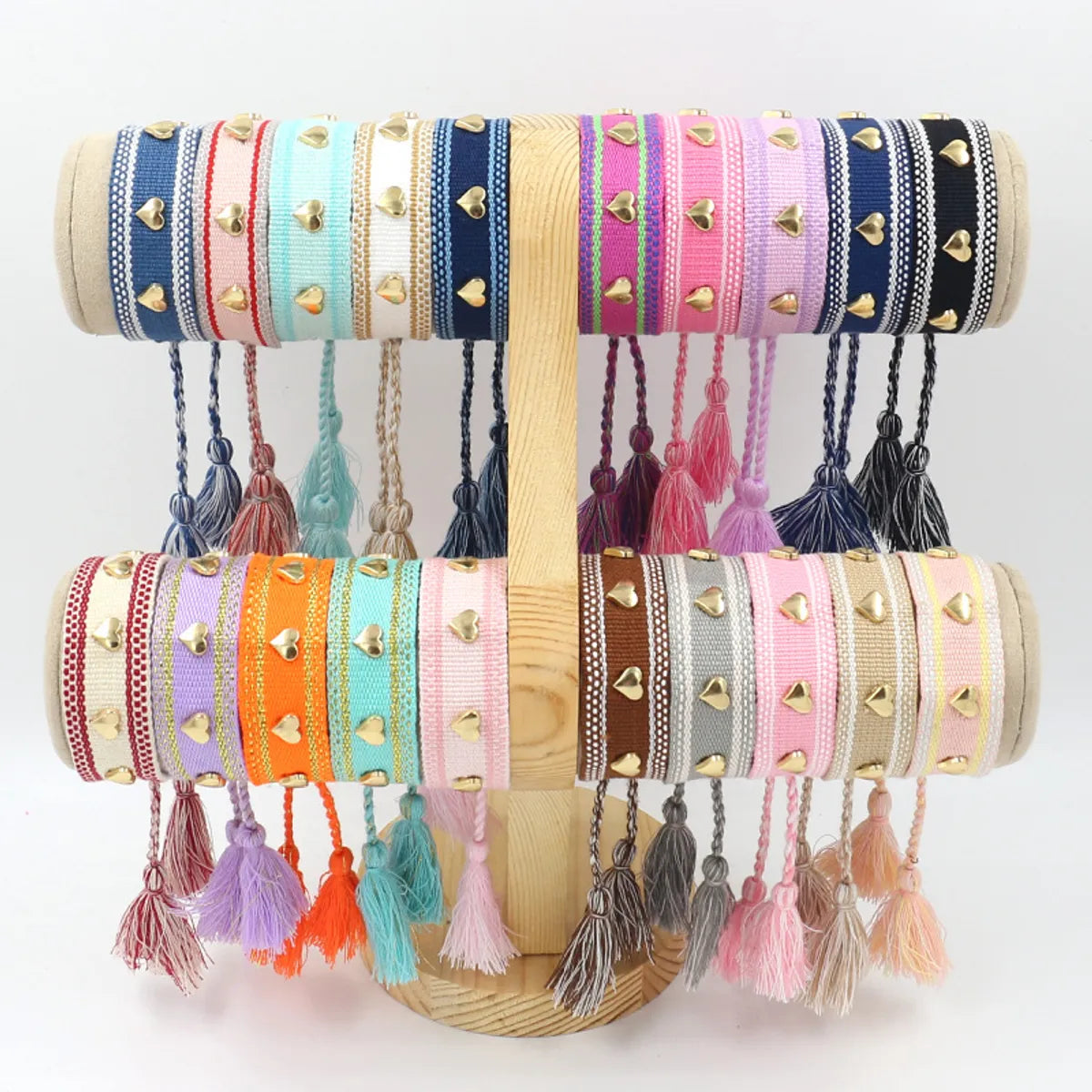 Bohemian Heart Shape Polyester Unisex Bracelets