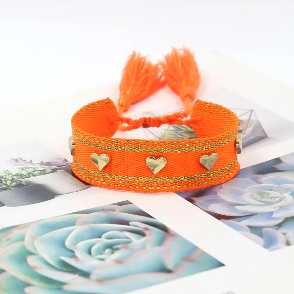 Bohemian Heart Shape Polyester Unisex Bracelets