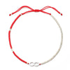 Bohemian Infinity Glass Seed Bead Wholesale Drawstring Bracelets