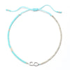 Bohemian Infinity Glass Seed Bead Wholesale Drawstring Bracelets