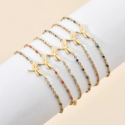 Bohemian Insect Stainless Steel Plating Bracelets