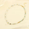 Bohemian Irregular Freshwater Pearl Stone Beaded Handmade Inlay Zircon 18k Gold Plated Women'S Jewelry Set