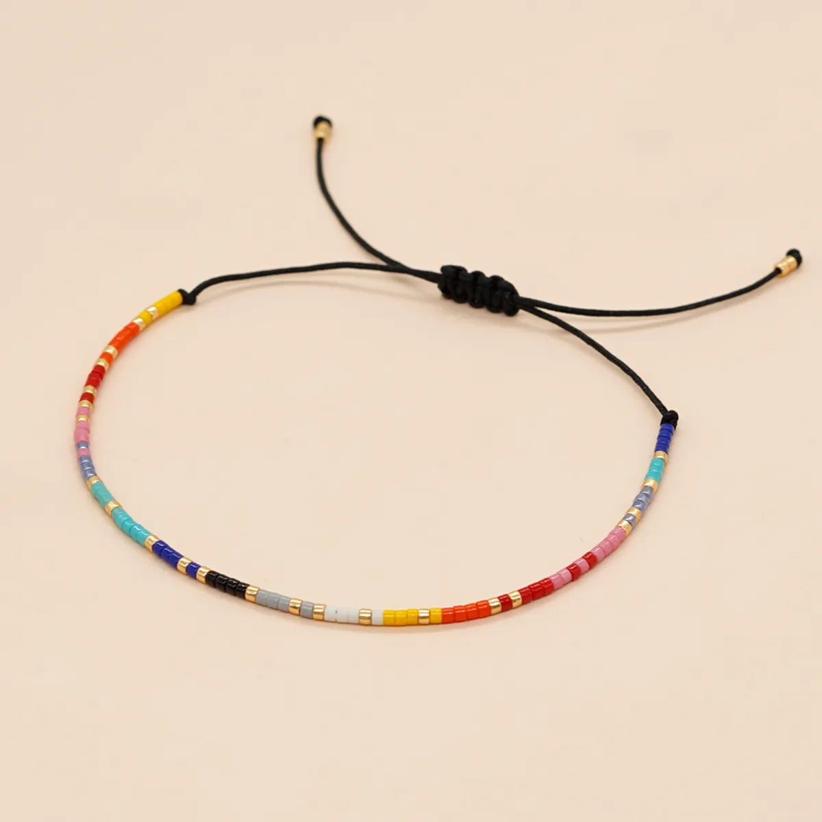 Bohemian Multicolor Glass Beaded Women'S Bracelets