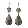 Bohemian Round Water Droplets Alloy Enamel Women'S Drop Earrings