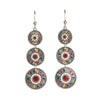 Bohemian Round Water Droplets Alloy Enamel Women'S Drop Earrings