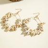 Bohemian Shell Conch Earrings With Starfish Pendant Handmade Acrylic Beach Wind Long Earrings For Women