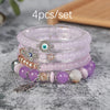 Bohemian Simple Style Devil'S Eye  Glass Glass Women'S Bracelets