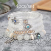 Bohemian Simple Style Devil'S Eye  Glass Glass Women'S Bracelets