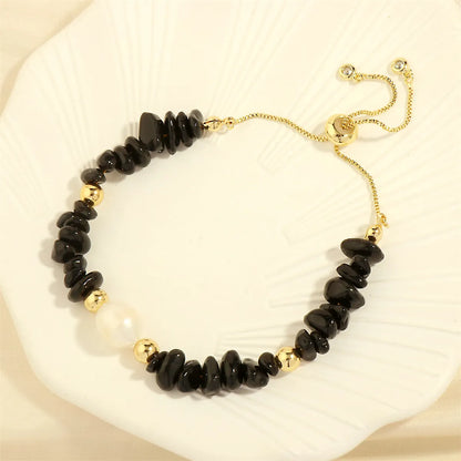 Bohemian Simple Style Irregular Freshwater Pearl Gravel Wholesale Bracelets