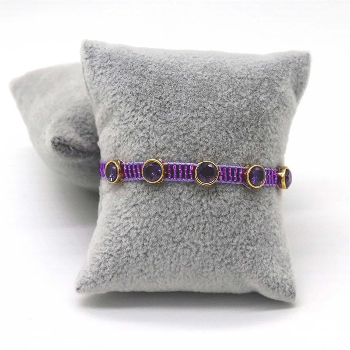 Bohemian Solid Color Zircon Glass Wholesale Bracelets