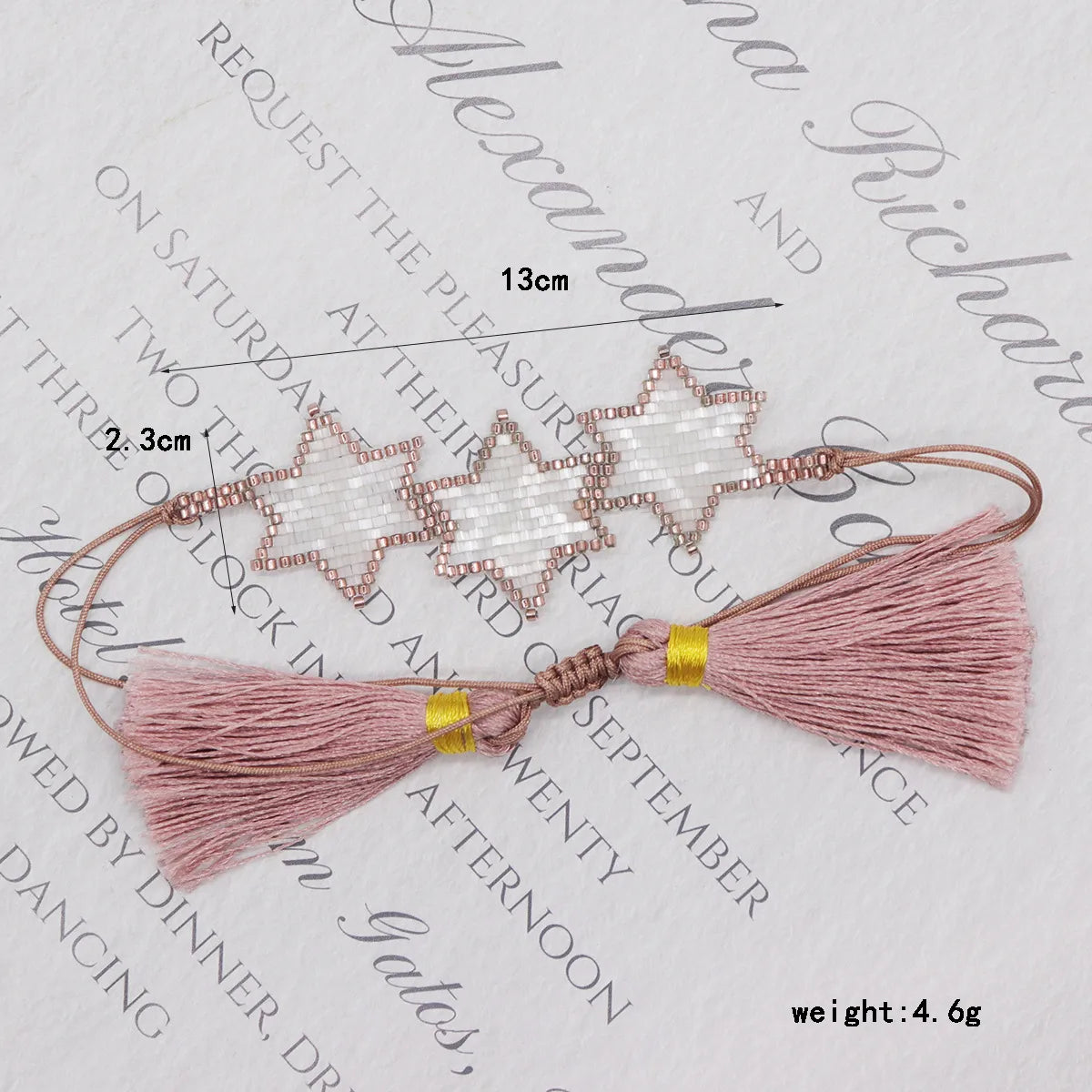 Bohemian Star Glass Knitting Unisex Bracelets 1 Piece