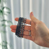 Bohemian Stone Wood Beads Geometric Stretch Bracelet Unisex Manual Design
