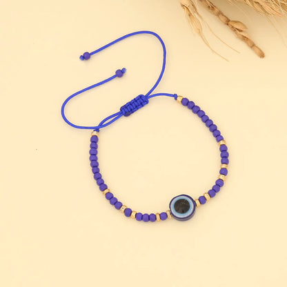 Bohemian Streetwear Eye Seed Bead Rope Wholesale Bracelets