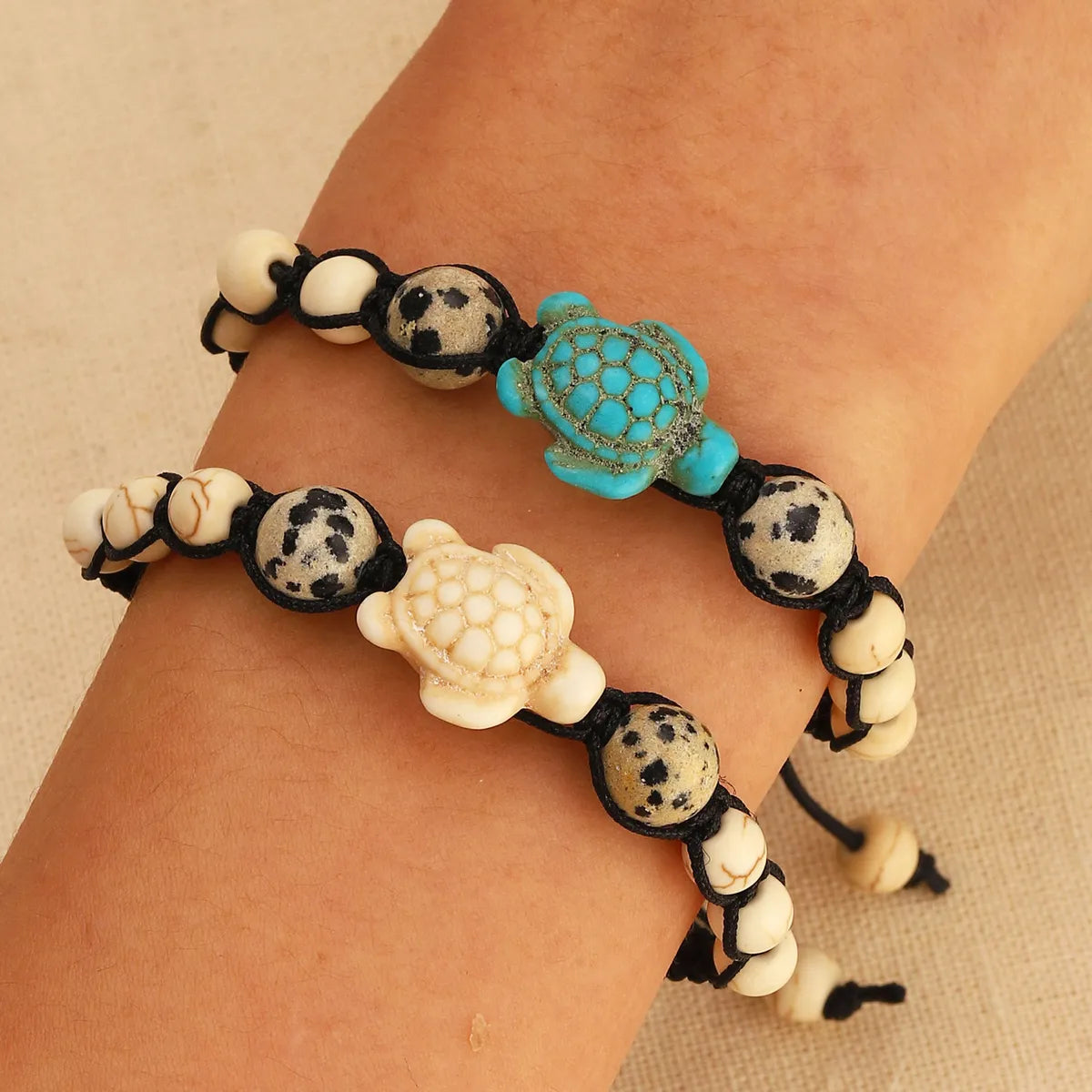 Bohemian Streetwear Tortoise Turquoise Women's Bracelets