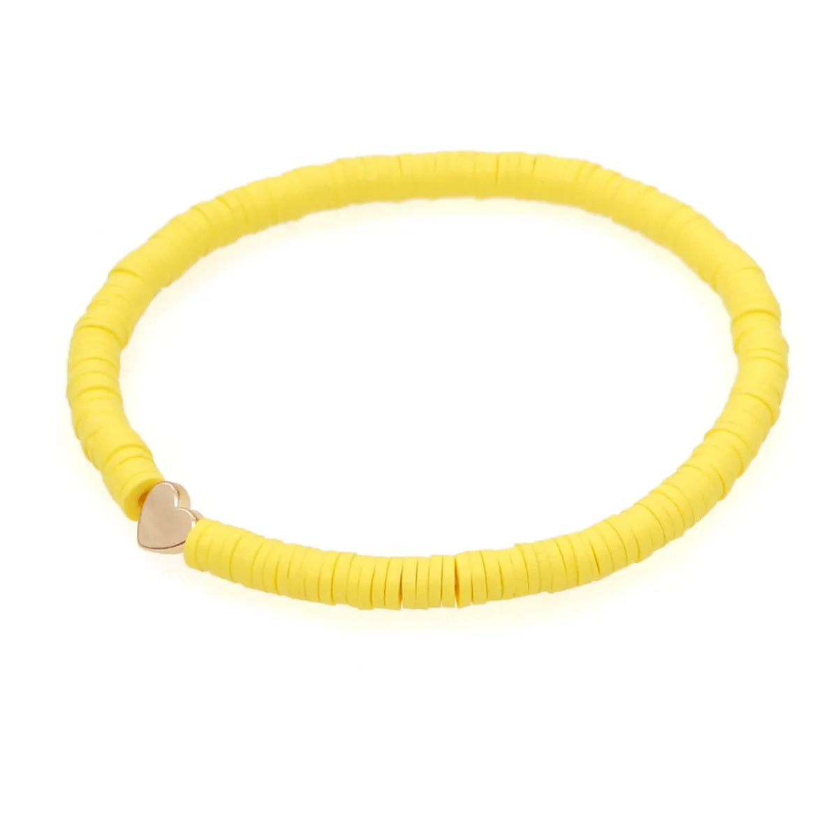 Bohemian Style Colored Soft  Heart Bracelet Wholesale