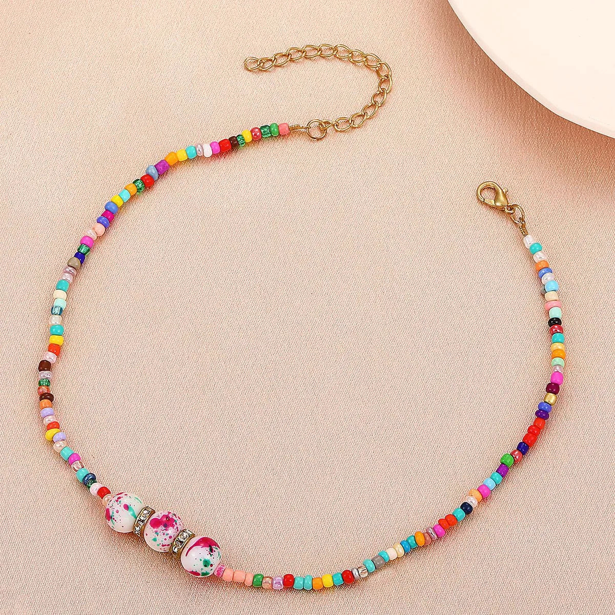 Bohemian Style Handmade Beaded Necklace Wholesale Nihaojewelry