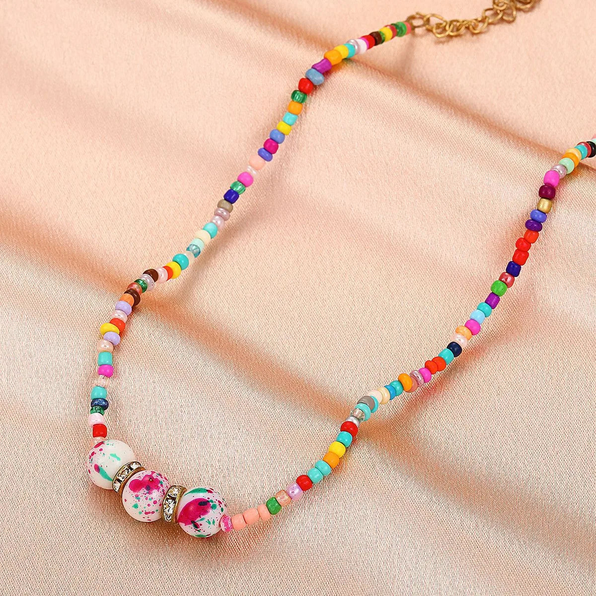 Bohemian Style Handmade Beaded Necklace Wholesale Nihaojewelry