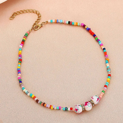 Bohemian Style Handmade Beaded Necklace Wholesale Nihaojewelry