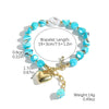 Bohemian Style Shell Bracelet With Starfish Pendant Electroplated Geometric Heart Bow Design For Women
