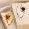 Bohemian Style Star Stainless Steel Ring Electroplated