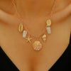 Bohemian Summer Beach Shell Imitation Pearl Starfish Conch Alloy Jewelry With Electroplating For Women