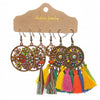 Bohemian Tassel Earrings Alloy Electroplating Retro Ethnic Ear Jewelry