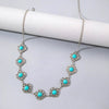 Bohemian Vintage Inlaid Turquoise Metal Waist Chain Body Chain Accessories For Women