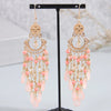 Bohemian Water Droplets Tassel Alloy Resin Seed Bead Women'S Drop Earrings