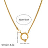 Boots Pendant Titanium Steel Heart Shape Vacuum Plated 18K Gold Color