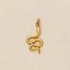 Boots Pendant Titanium Steel Heart Shape Vacuum Plated 18K Gold Color