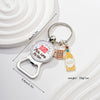Bottle Opener Keychain Zinc Alloy Modern Art Style