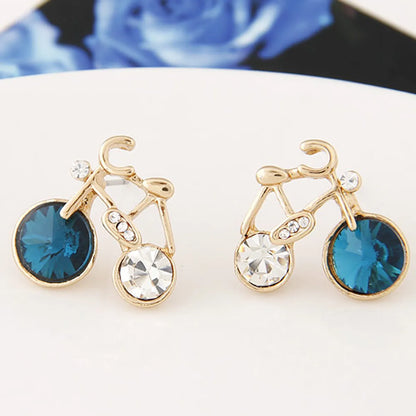 Boutique Korean Fashion Sweet Bicycle Earrings Wholesale