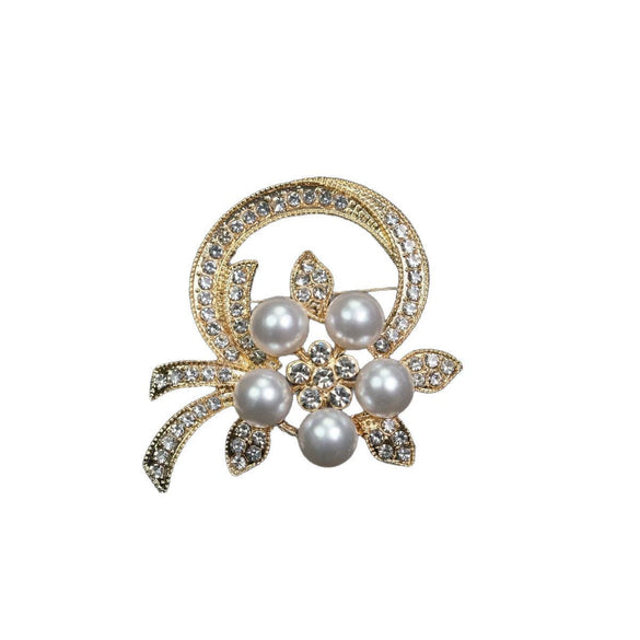 Bow Brooch Alloy Electroplated Fashion Ol Style Accessories For Women And Unisex