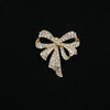 Bow Brooch Zinc Alloy Elegant Electroplating Bow Tie Style For Women And Unisex