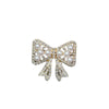Bow Brooch Zinc Alloy Fashion Electroplated Unisex Accessory