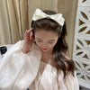 Bow Hairband Artificial Leather Purely Handmade Women's