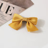 Bow Hairpin Duckbill Clip Hair Accessories Cloth Handmade Cute Women's Hairpin Side Clip