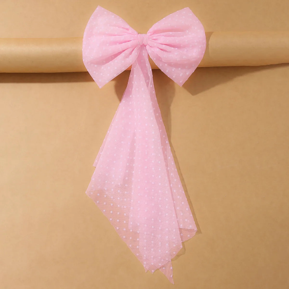 Bow Knot Gauze Pearl Bowknot Hair Clip