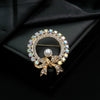 Bowknot Brooch Alloy Electroplated Bow Shape Women's Clothing Accessories