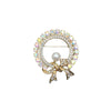 Bowknot Brooch Alloy Electroplated Bow Shape Women's Clothing Accessories