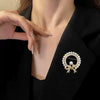 Bowknot Brooch Alloy Electroplated Bow Shape Women's Clothing Accessories
